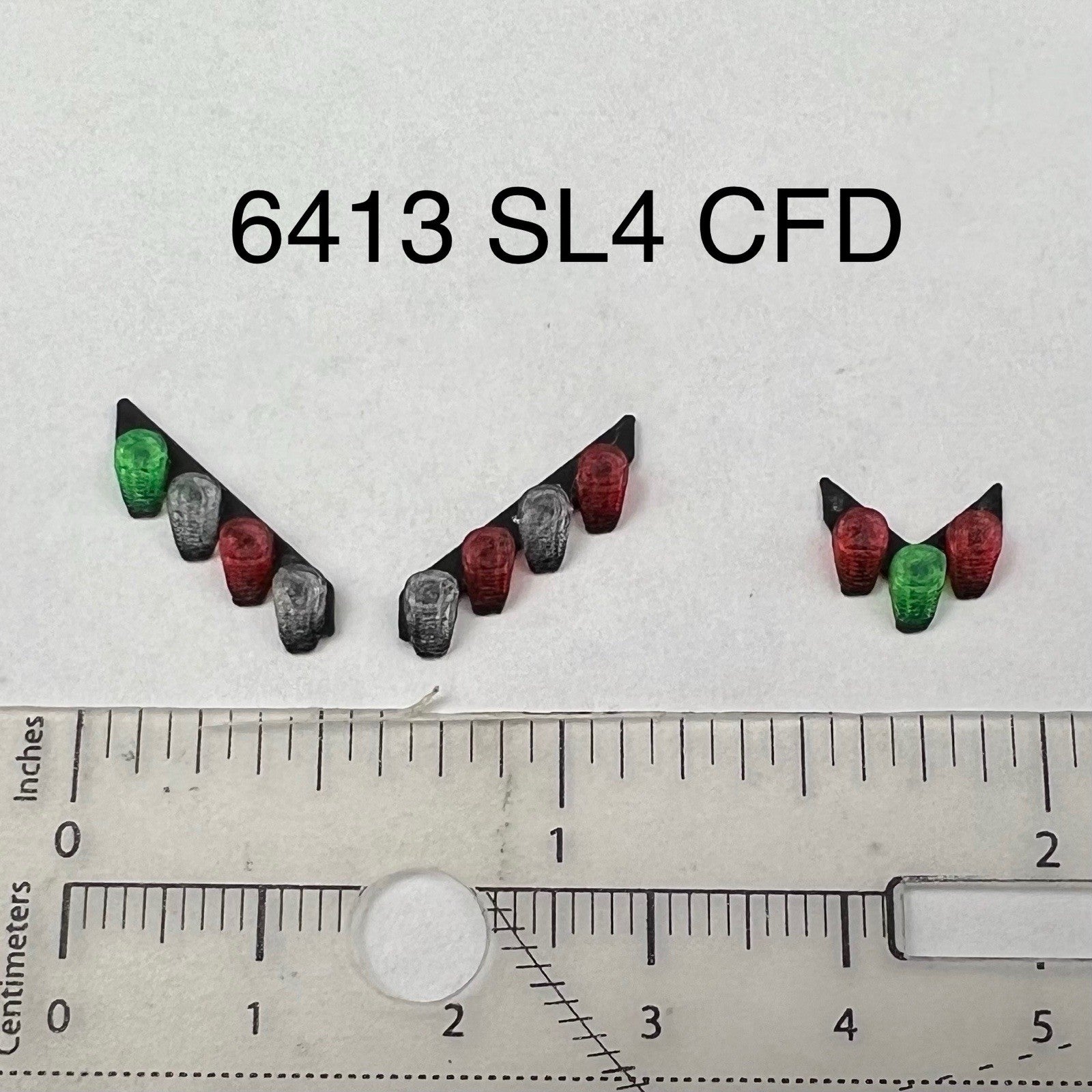 3 Pack 1/64 Chicago Fire CFD Green Red Split Vector Lightbar Truck Engine Code 30