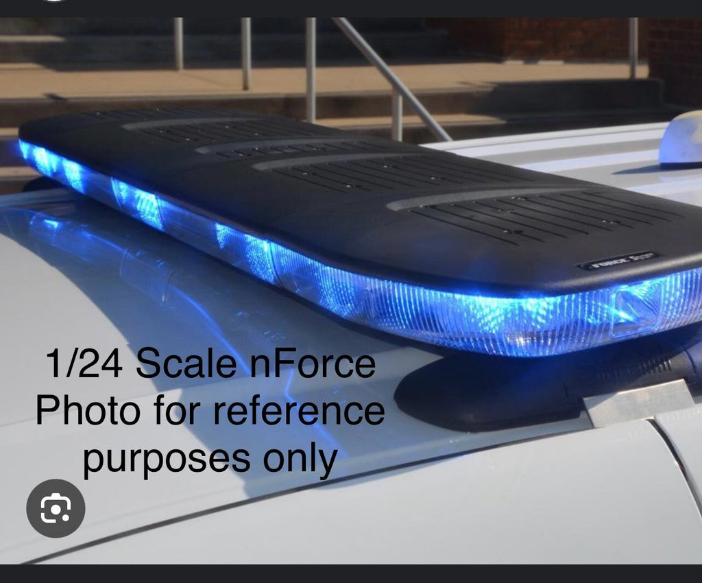 1/24 25 27 LED Ready nForce Black Lightbar Sheriff Highway Patrol Police19