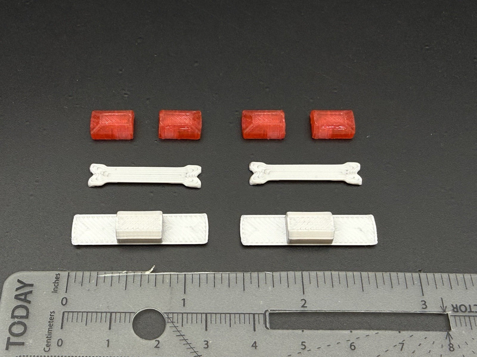 2-Pack 1/43 O Scale Model Amber Smith Wesson 8880 Lightbar 4343A1