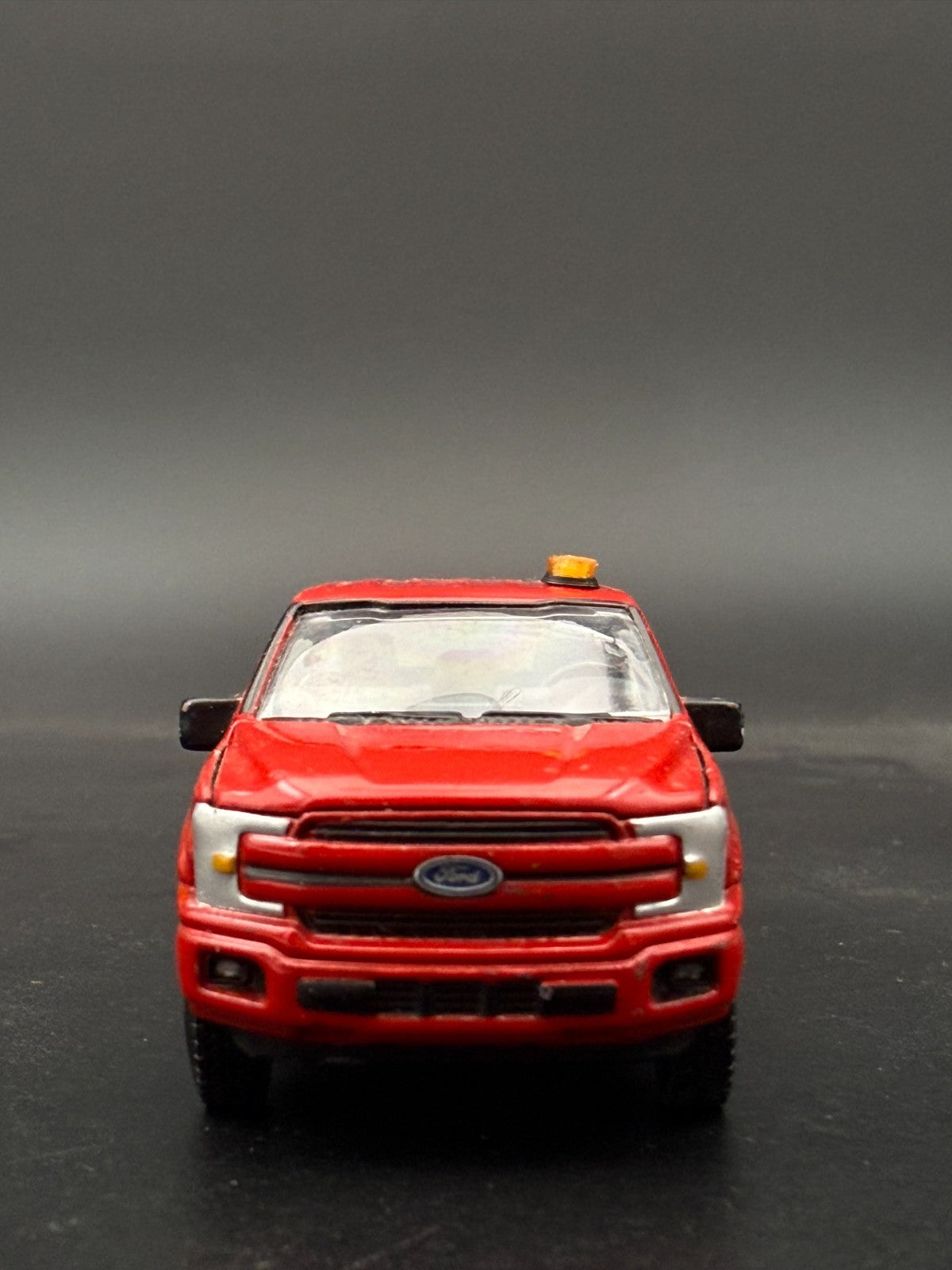 4-Pack 1/64 Scale Model Slim Amber Beacon Lightbar Construction Tow 6462A2
