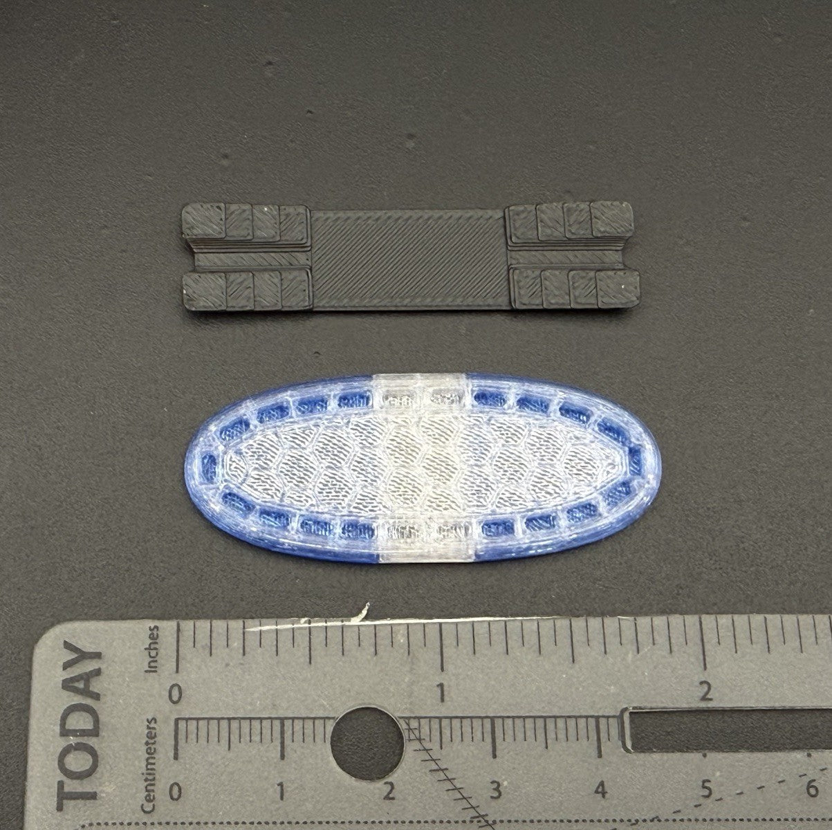 1/24 25 Scale Model LED Ready Blue Federal Signal Arjent Lightbar Police 2412BC2