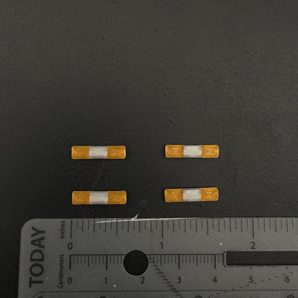 4 Pack 1/87 HO Smith Wesson 8000 8780 8880 8980 Amber Lightbar Tow Work Truck1