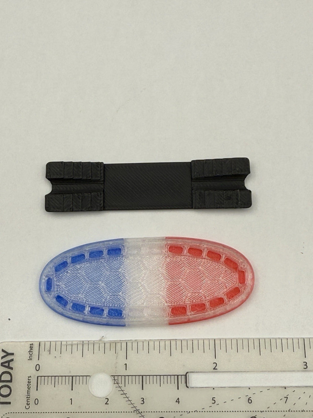 1/18 Scale Model LED Compatible Blue Red Federal Arjent Lightbar Police 1804BR3