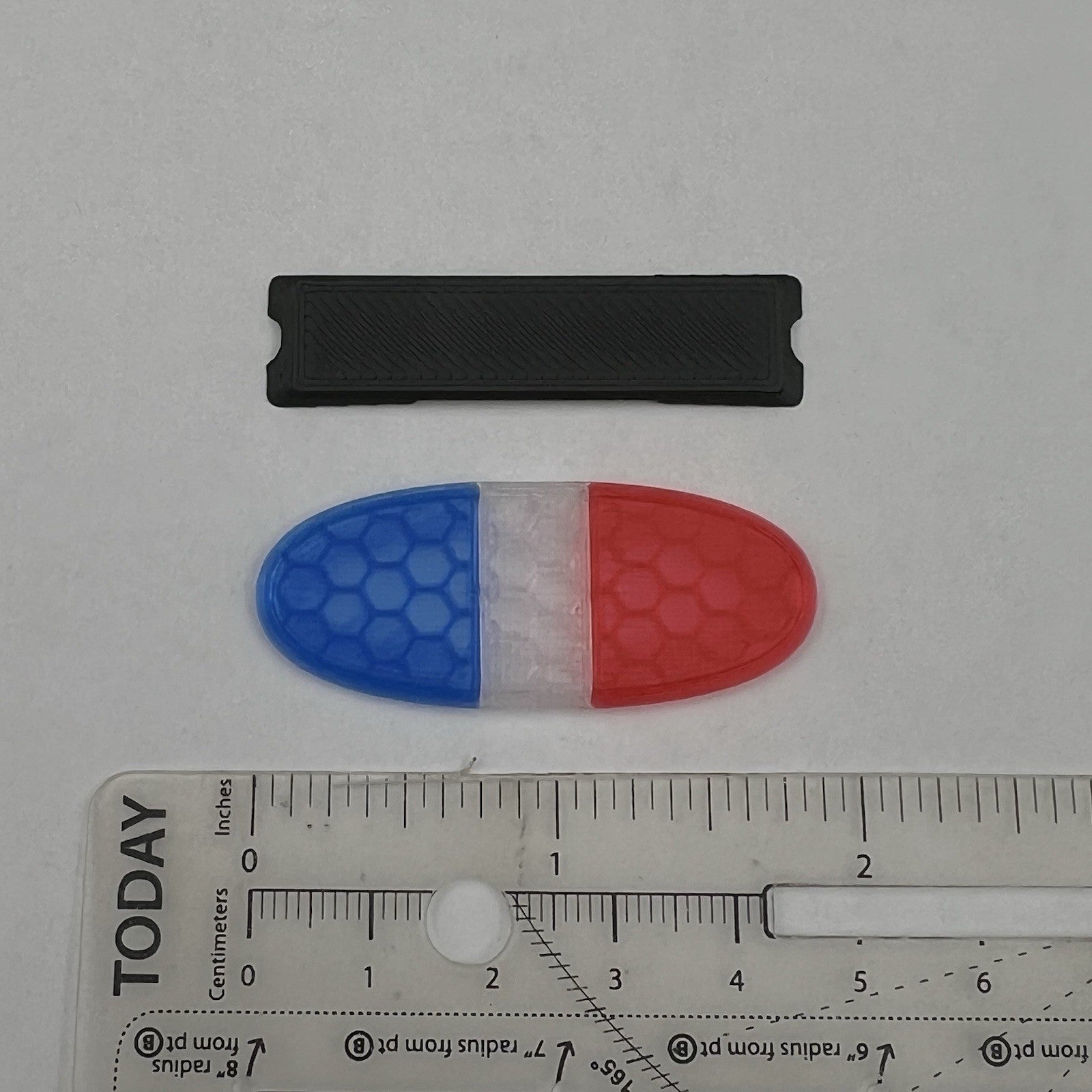 1/24 25 LED Ready Blue Red Federal Signal Arjent Lightbar Police Sheriff SUV1