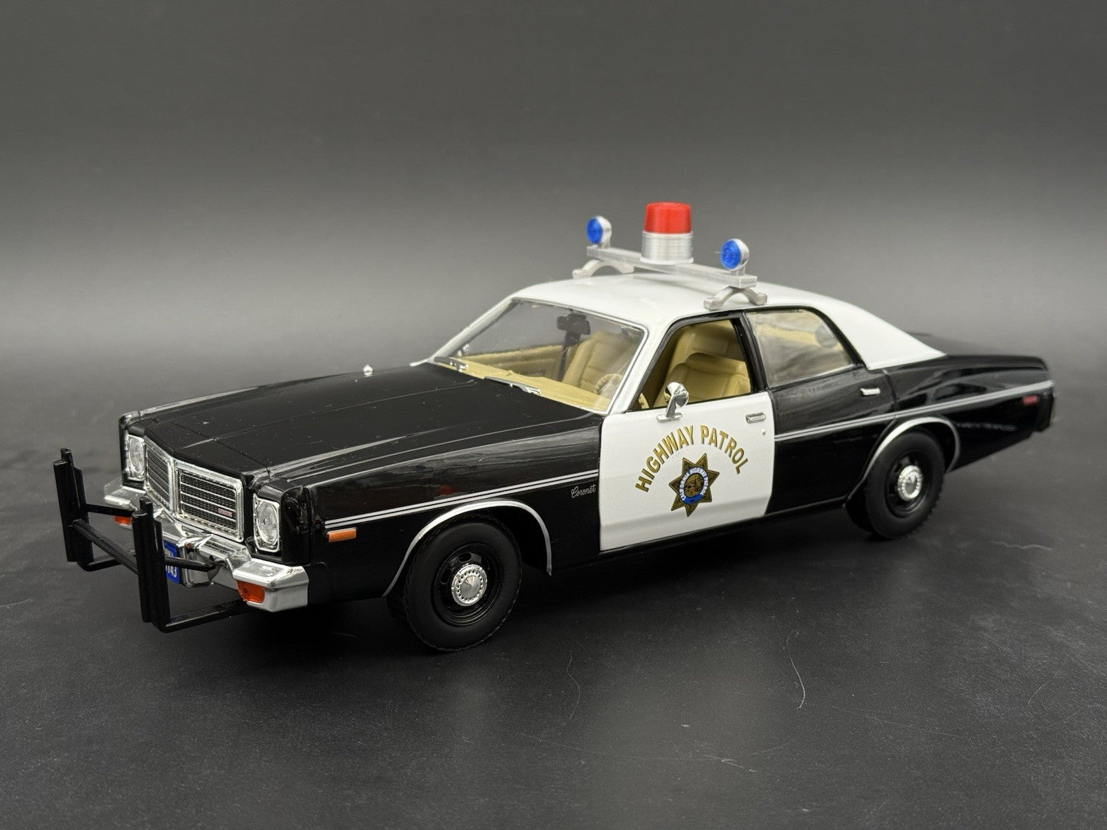 1/18 LED Ready Federal Visibar CJ 184 284 Blue Beacon Red Lollipop Police Light2