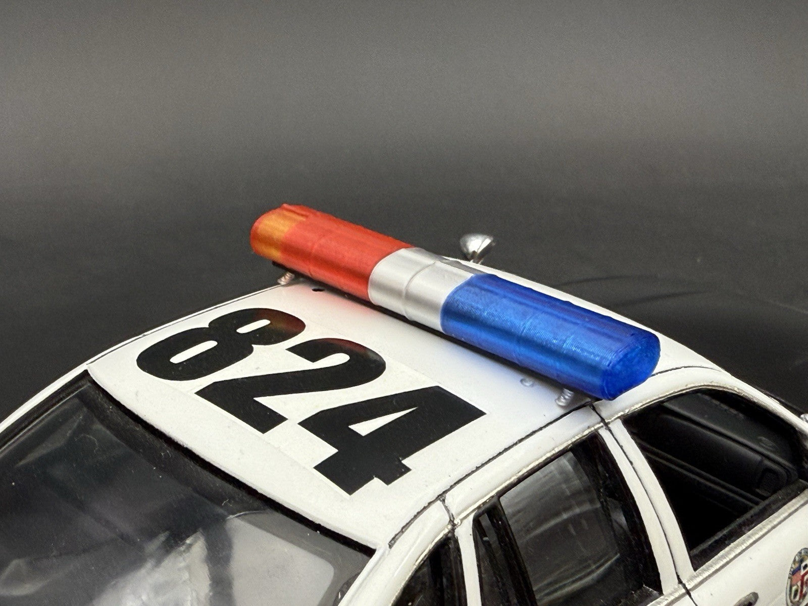 1/24 25 AeroDynic Lightbar 240 Robert Los Angeles Sheriff Blue Red Police CHP7