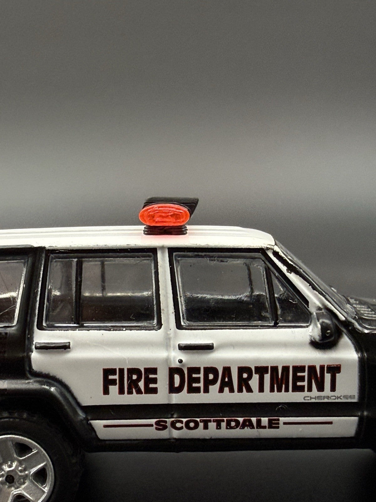 2-Pack 1/64 Scale Model Jetstream Jetsonic Red Lightbar Police Fire 6424R7