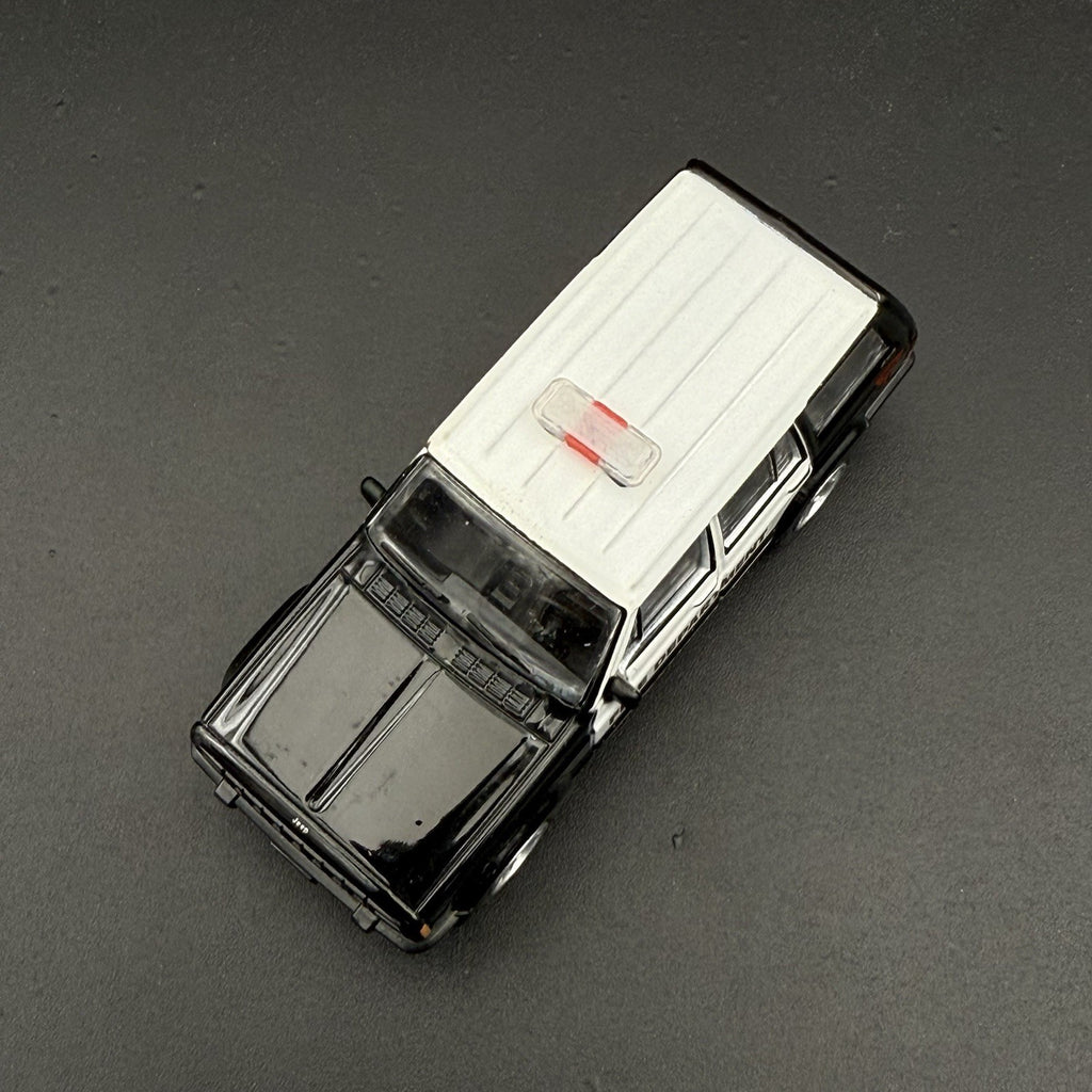 2 Pack 1/64 Mini Whelen Edge Clear Red Clear Lightbar Gray Top Police Fire EMS10