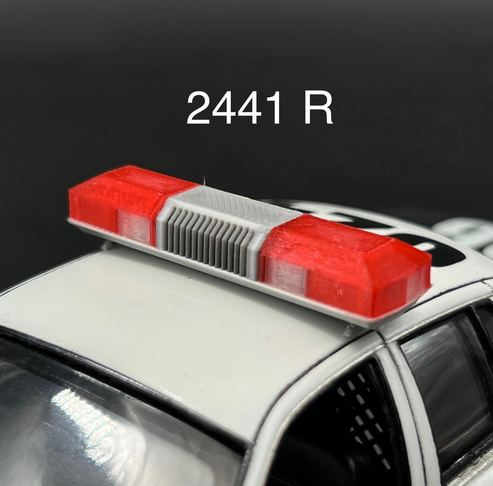 1/24 1/25 Red Smith Wesson 8780 8880 8980 Lightbar Police Sheriff Fire 2441R0