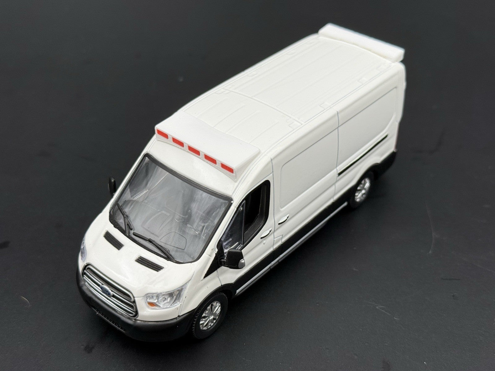 1/43 O Scale Model Front Lightbar For Greenlight Ford Transit Van Ambulance 434611