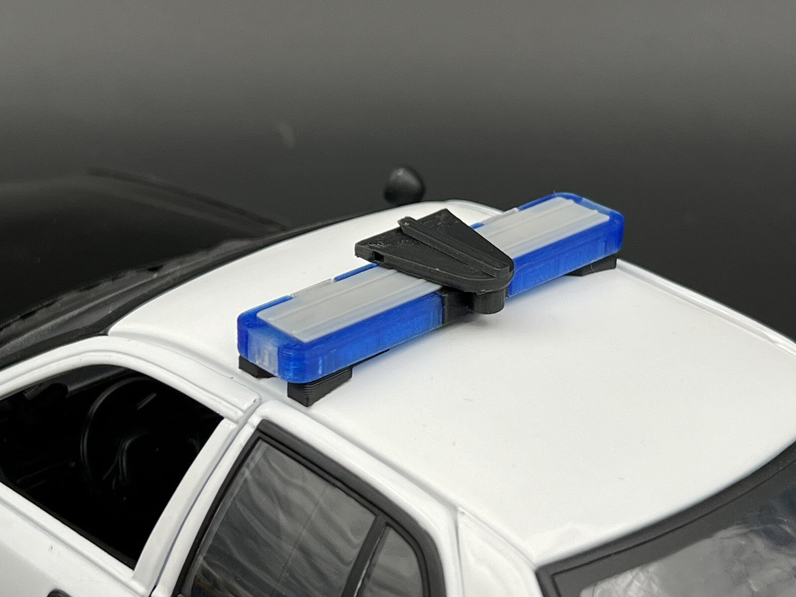 1/18 LED Ready Whelen Edge Lightbar Blue w/ Speaker Highway Patrol State Police5