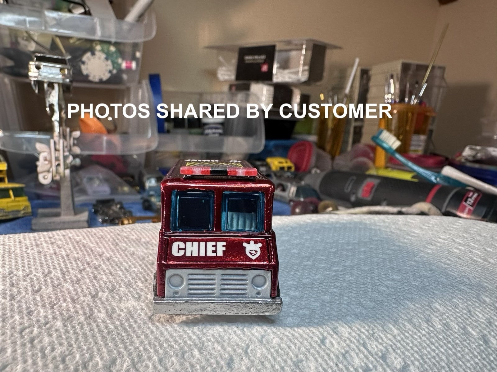 2-Pack 1/64 Whelen Edge Lightbar Red Fire EMS Police Sheriff Ambulance 6409R7