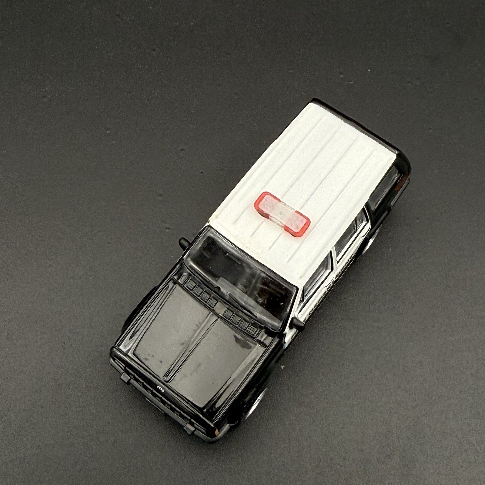 2 Pack 1/64 Mini Whelen Edge Red Clear Red Lightbar Gray Top Police Fire EMS10