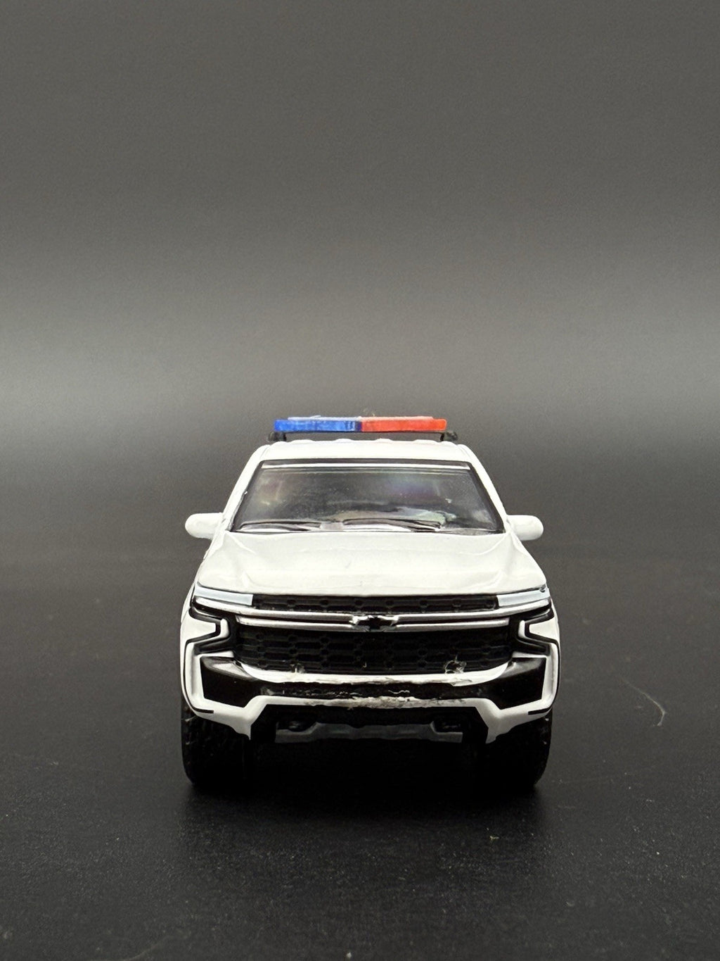 2-Pack 1/64 Scale Model Federal Valor Blue Red Lightbar Police Car 6401BR1