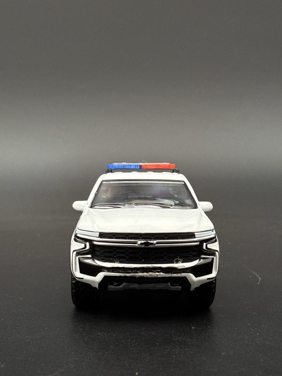 2-Pack 1/64 Scale Model Federal Valor Blue Red Lightbar Police Car 6401BR1