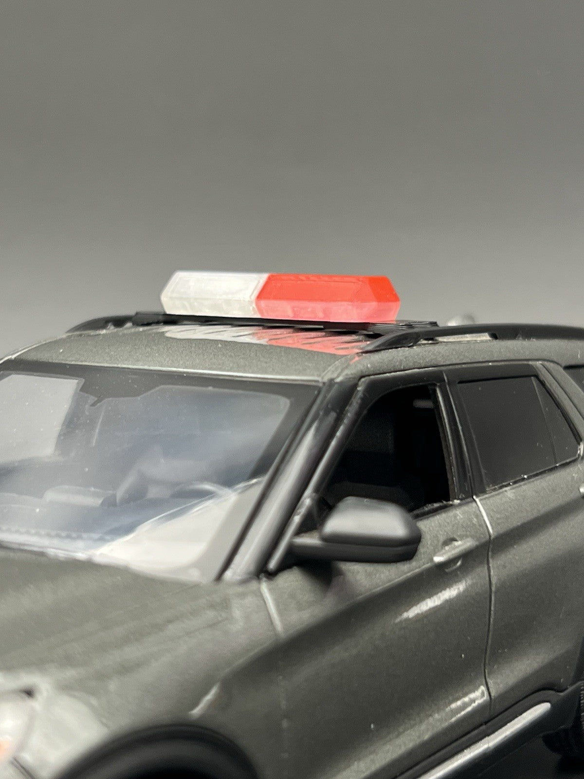 1/24 25 Red Half Code 3 MX7000 Lightbar W/ Internal Lens Police Sheriff Fire7