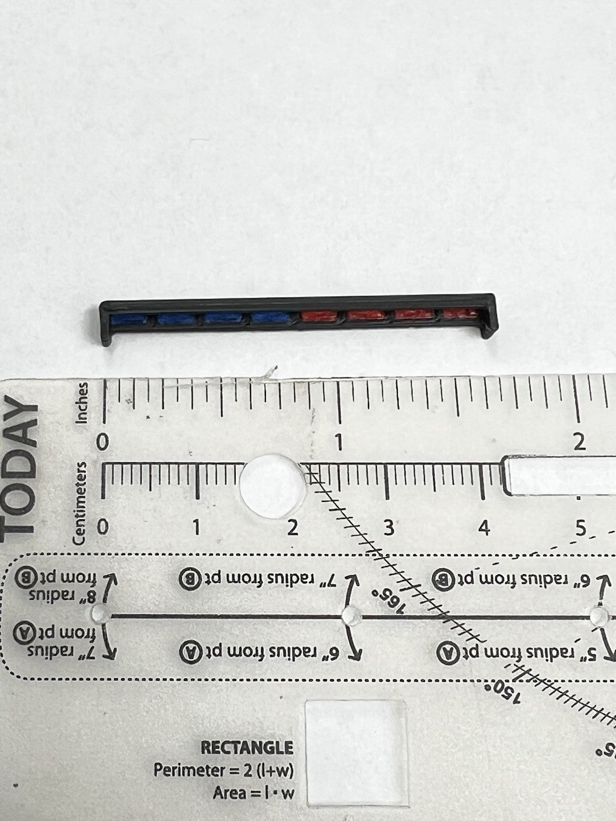 1/24 LED Ready Blue Red Traffic Advisor Arrow Stick Deck Lightbar Police Sheriff1