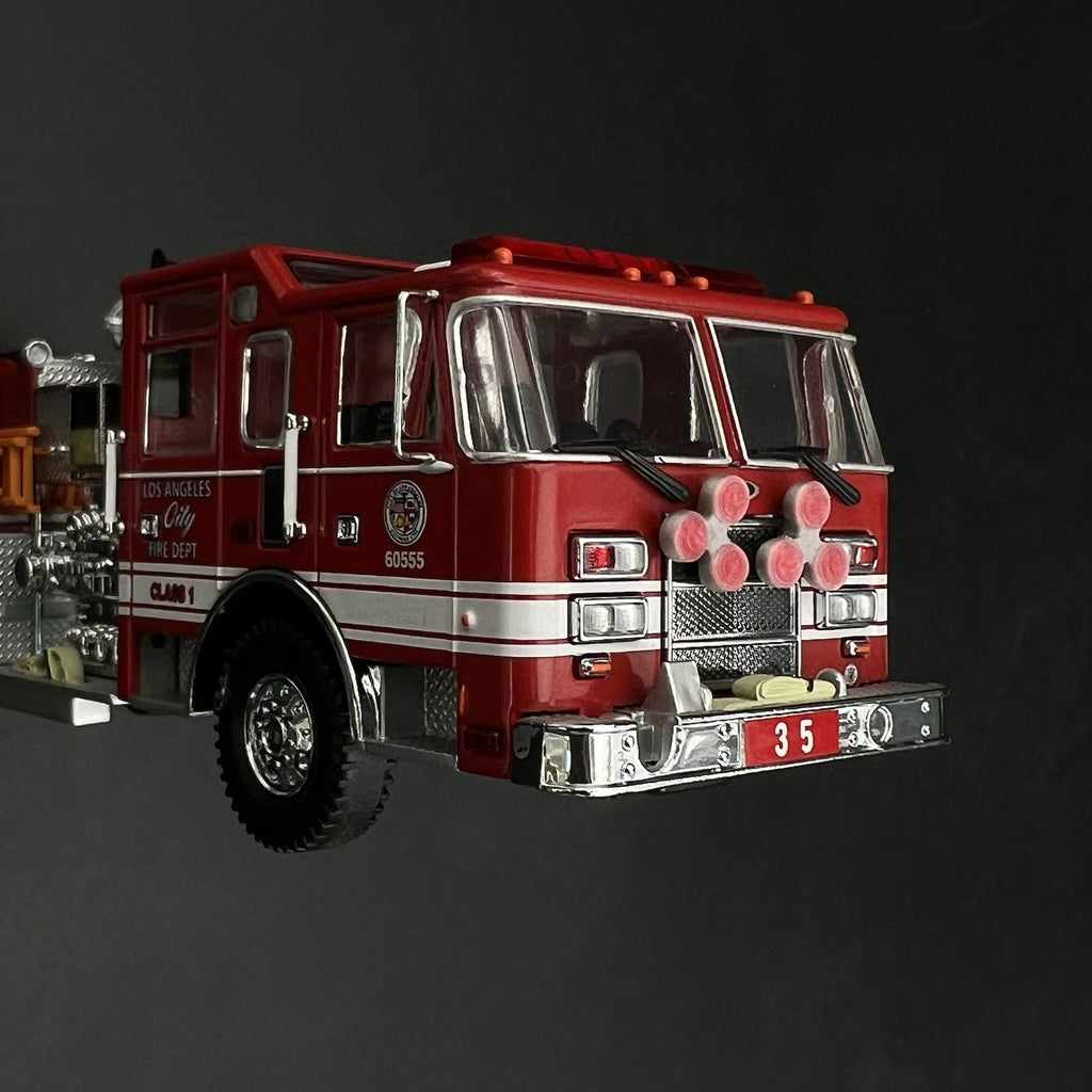 2 Pack 1/64 Roto Ray Red Emergency Light Code 3 Fire Truck Engine Ladder2