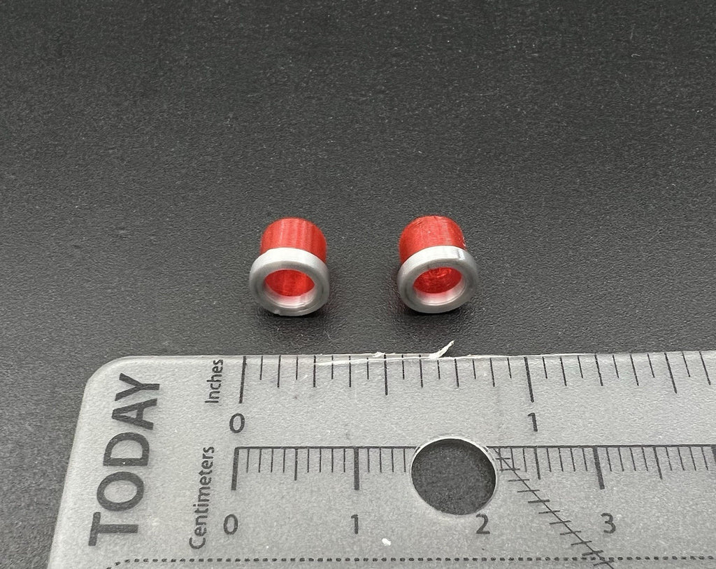 2 Pack 1/32 1/24 Hallow Red Beacon Strobe Fire Police Ambulance EMS 1/34 1/253