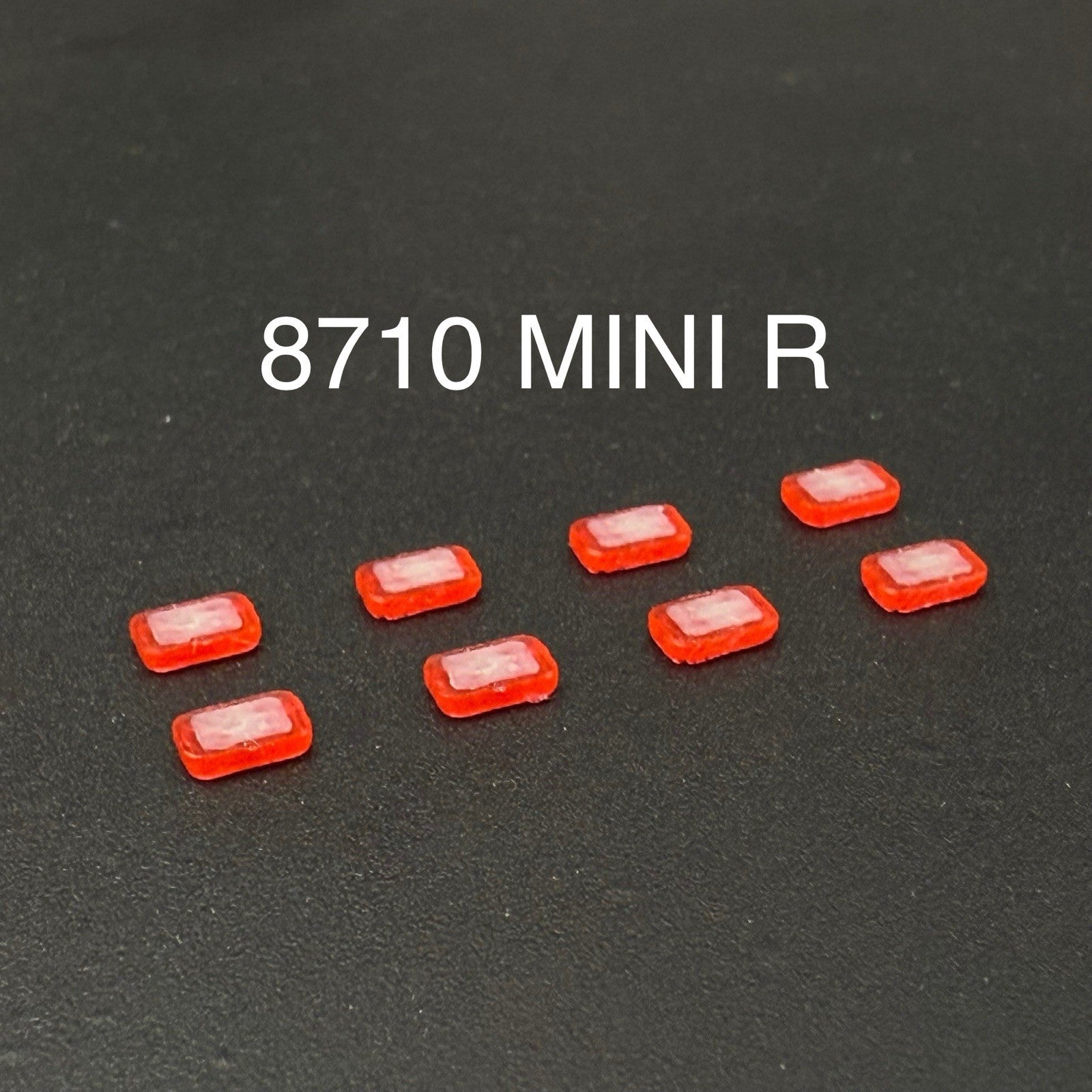 8 Pack 1/87 HO Scale Whelen Edge Mini Red Lightbar Fire Truck Engine Ladder 87100