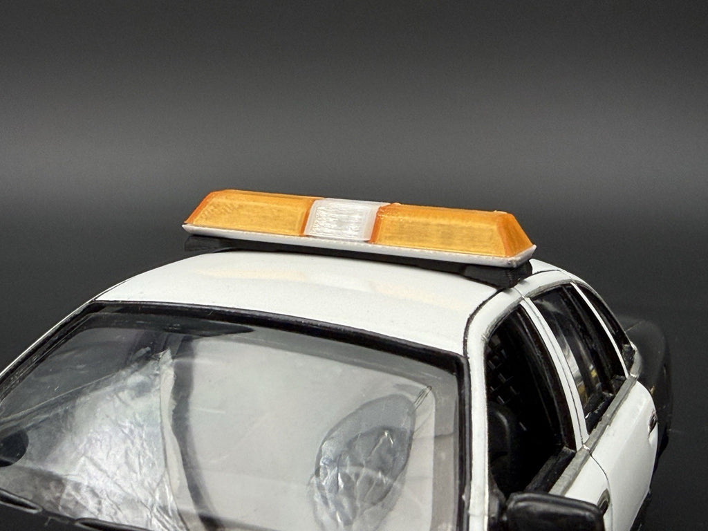 1/24 1/25 Scale Model Amber Clear Code 3 LP6000 Lightbar Tow Security 2411ClearA9