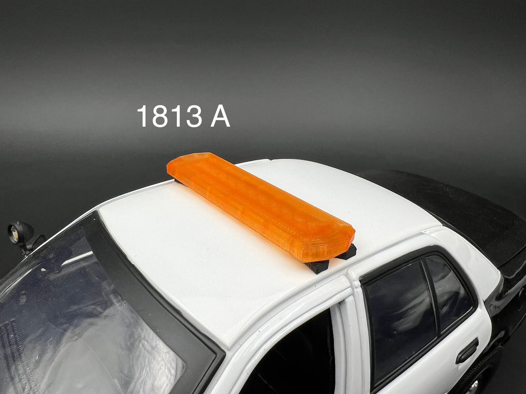 1/18 LED Ready Code 3 2700 Amber Lightbar Security Work Tow Truck Park Patrol0