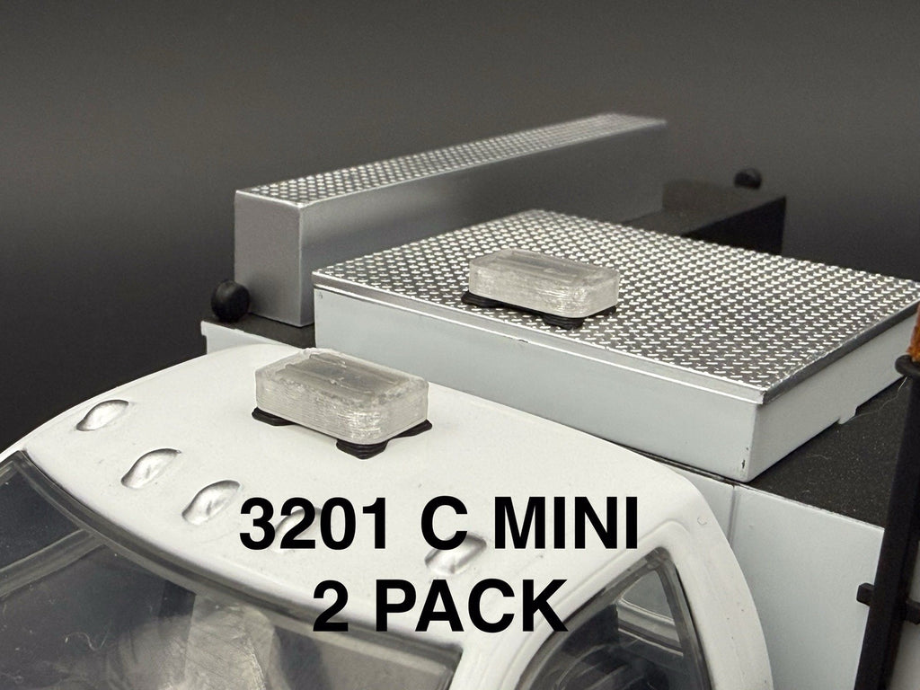 2 Pack 1/32 34 Scale Whelen Edge Mini Clear Lightbar First Gear Tow Truck 3201CM6