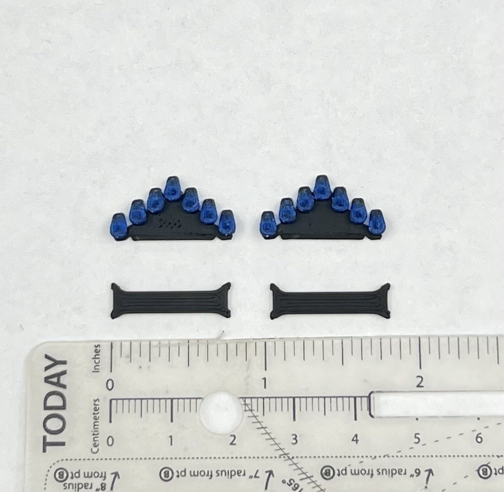 2 Pack 1/64 Blue Vector Vision Lightbar Police Sheriff Fire State Patrol1