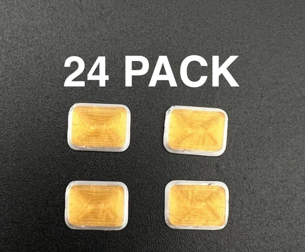 24 Pack 1/32 1/34 Amber Whelen 900 Ambulance Warning Lights EMS Police Fire0