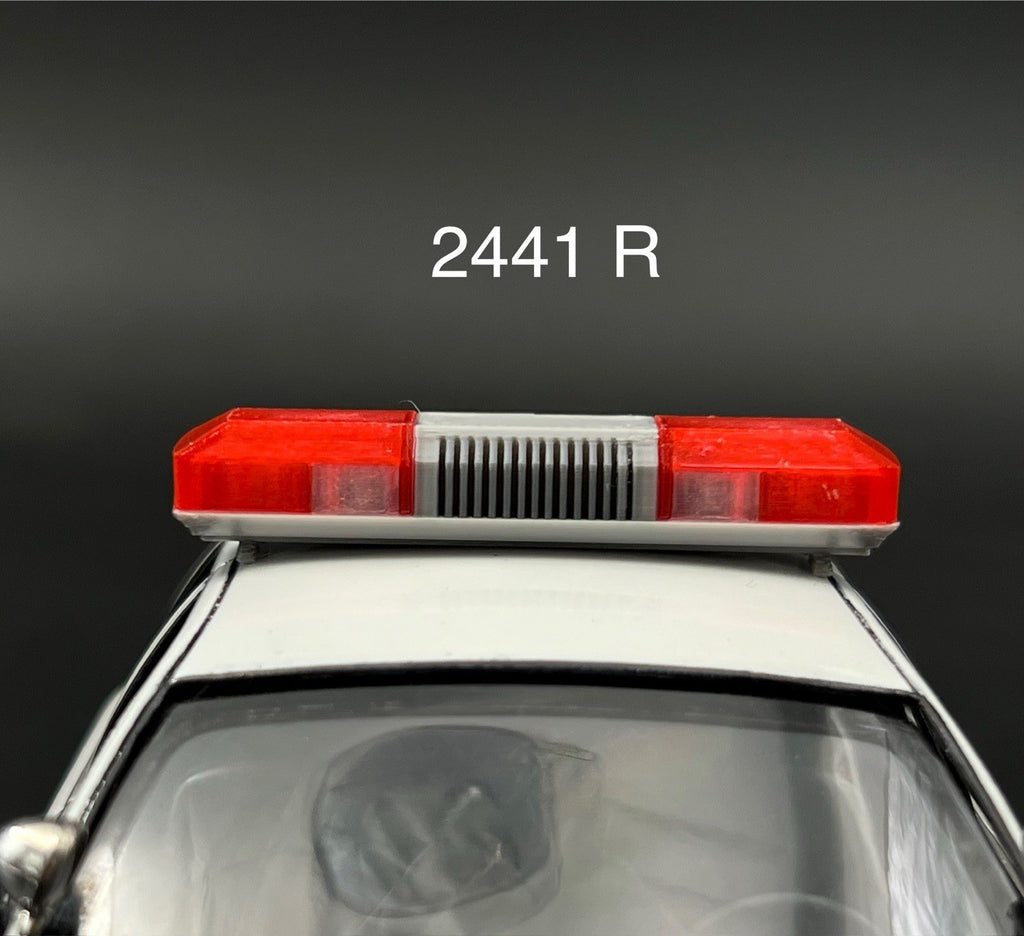1/24 1/25 Red Smith Wesson 8780 8880 8980 Lightbar Police Sheriff Fire 2441R3