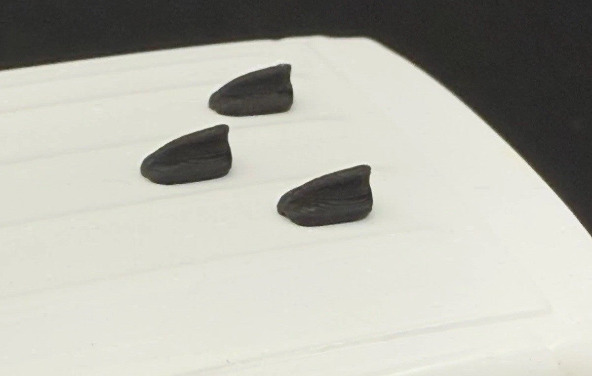 3-Pack 1/64 Scale Model Shark Fin Antenna LAPD Style Los Angeles Police 640