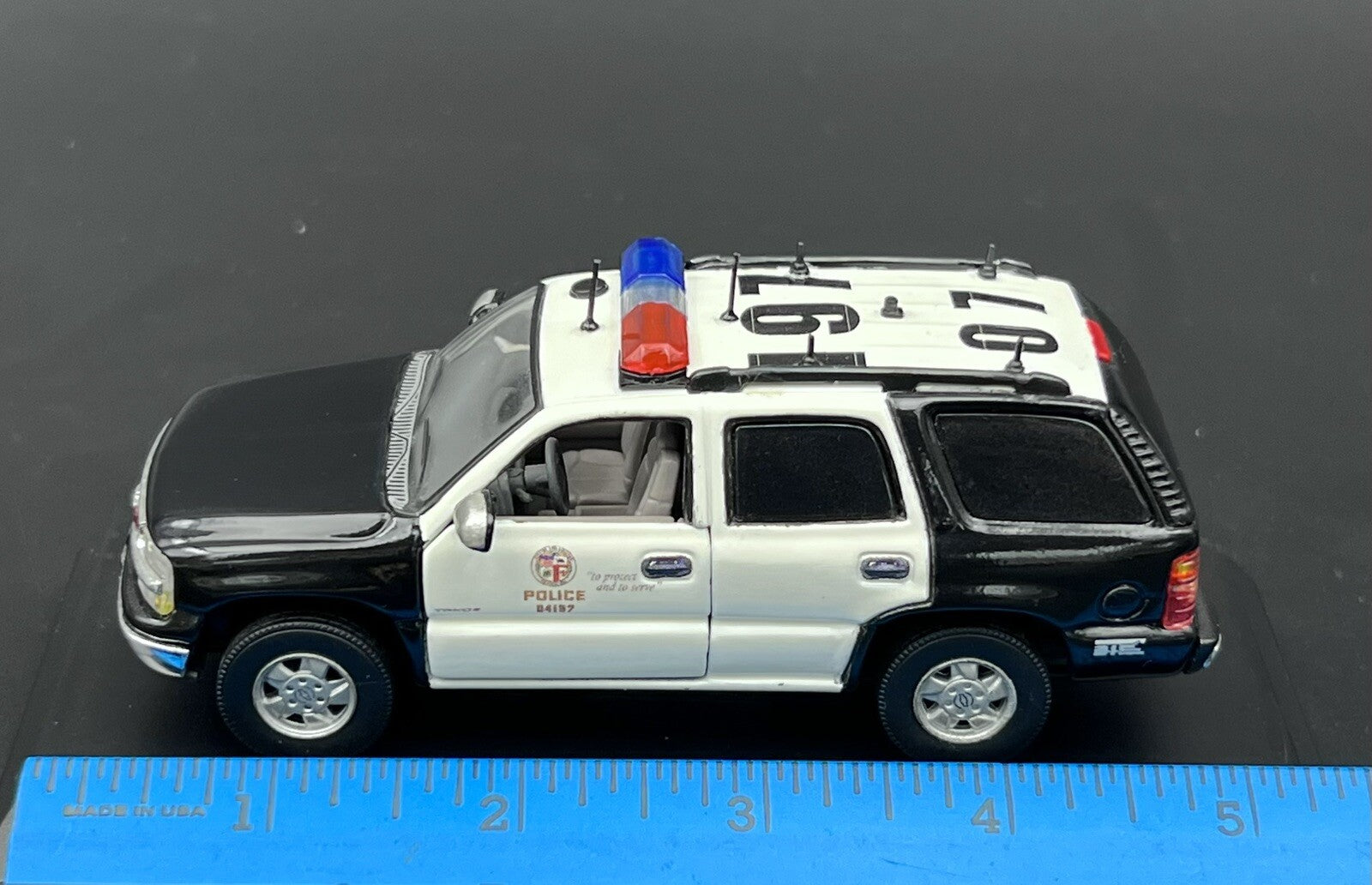 1/43 LAPD Los Angeles Police Chevrolet Tahoe O Scale Command Post Sheriff CHP1