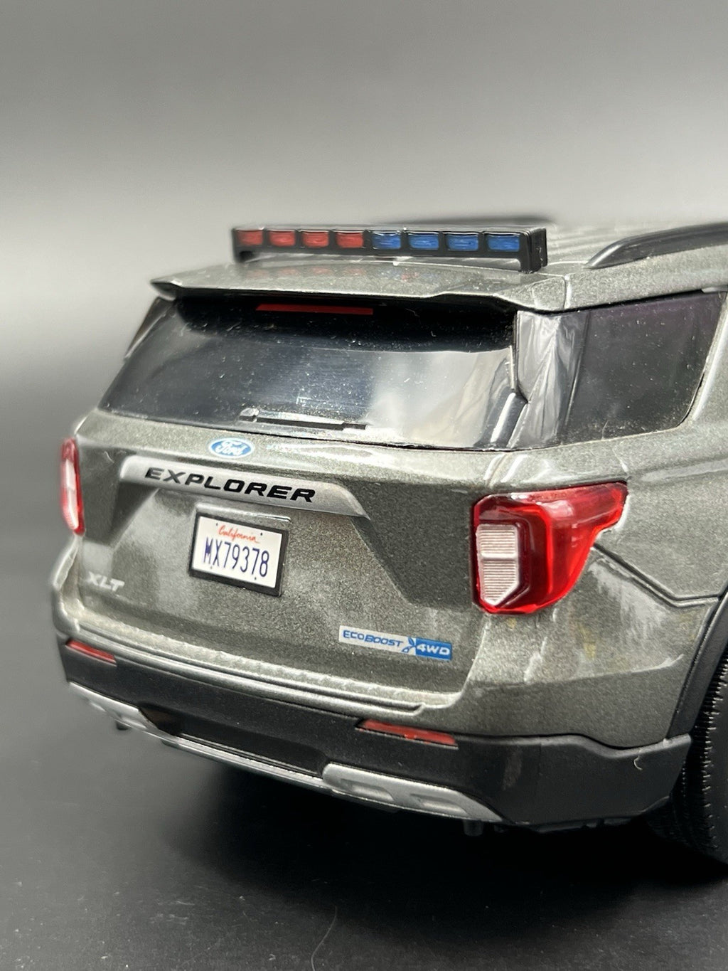 1/24 LED Ready Blue Red Traffic Advisor Arrow Stick Deck Lightbar Police Sheriff9