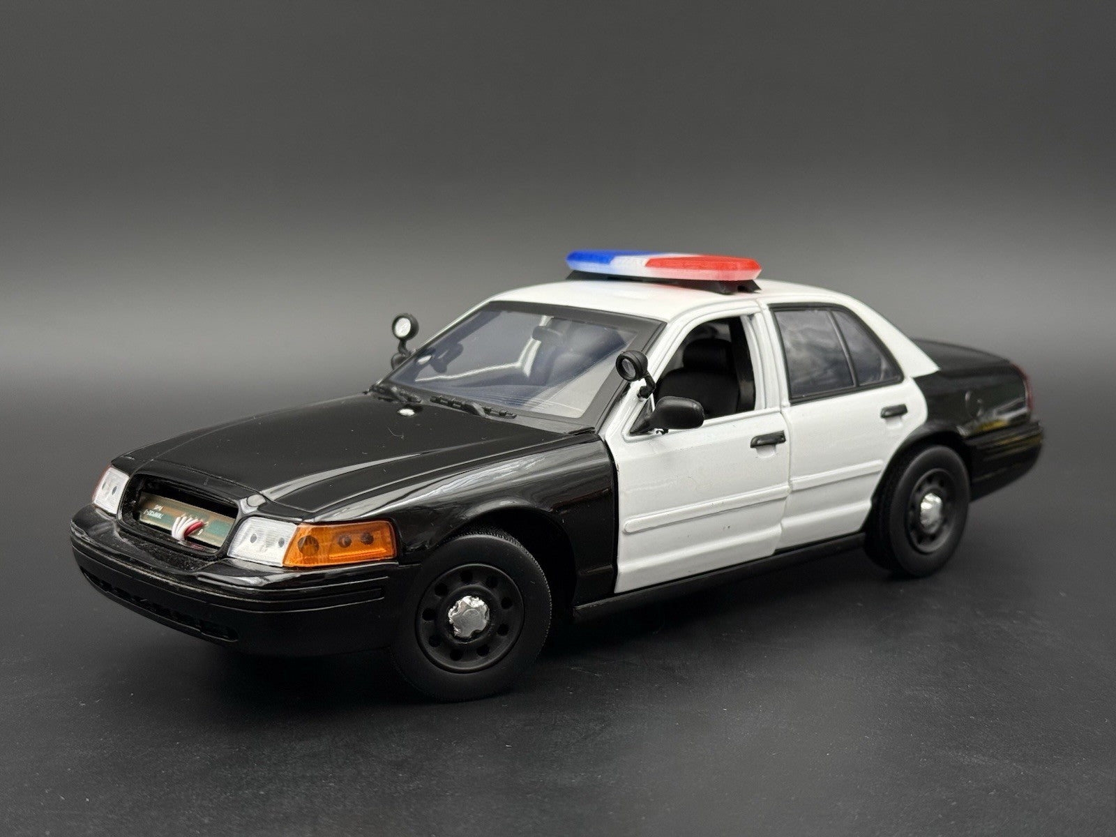 1/18 Federal Arjent Lightbar For WCC / Motormax PCB Blue Clear Red Police5