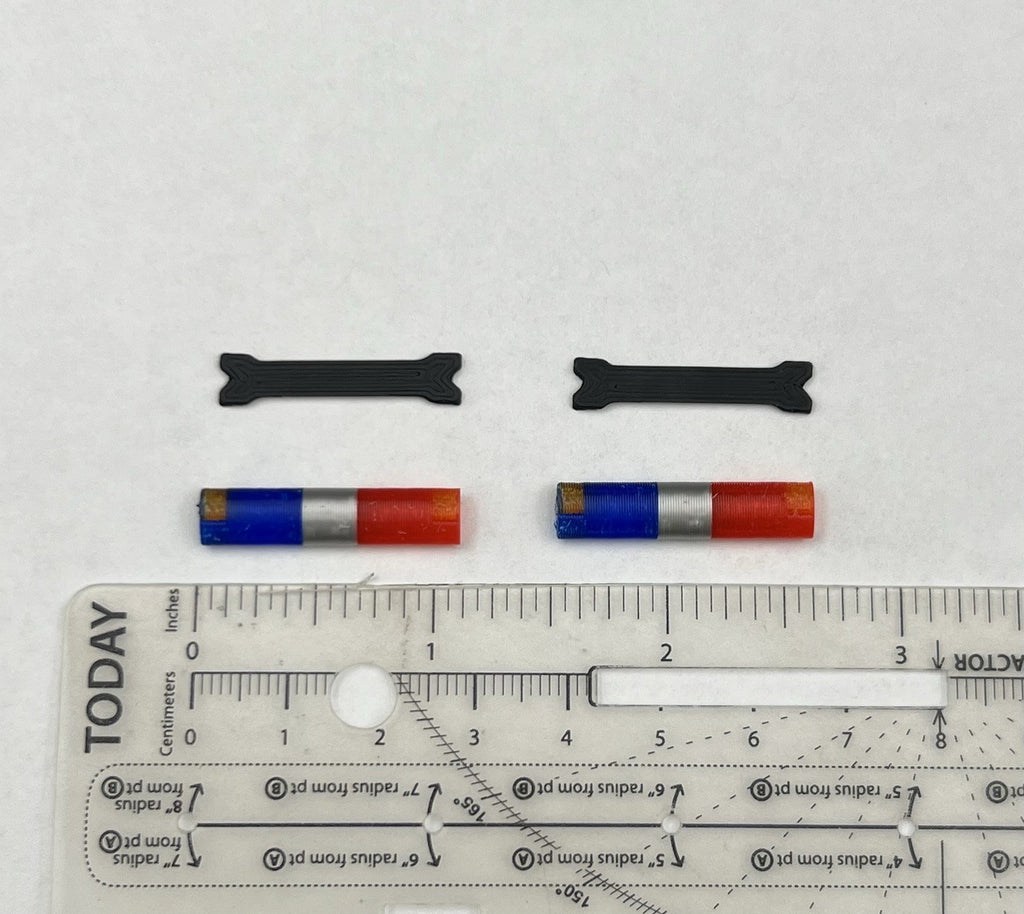 1/43 AeroDynic Lightbar Dukes Of Hazzard Sheriff Blue Red Chrome Police CHP LAPD1