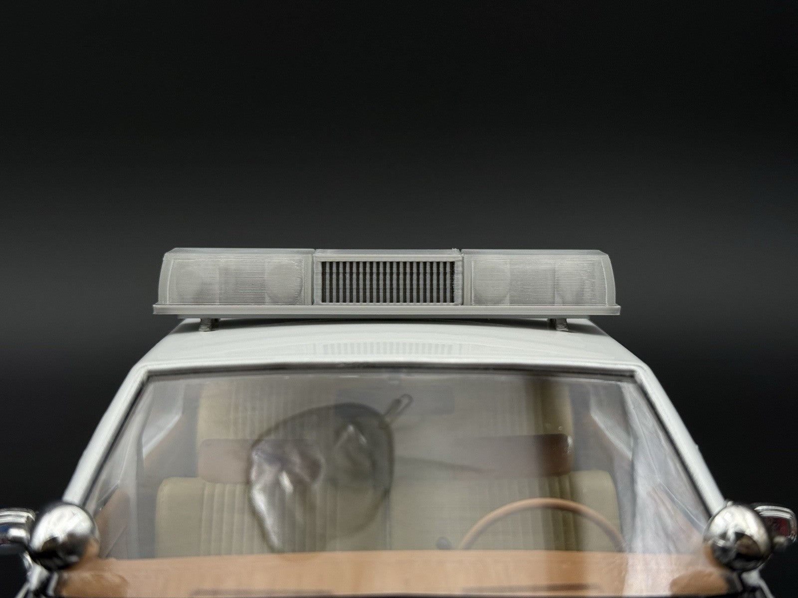1/18 Scale Model Clear Federal Signal Twinsonic Lightbar Police 1821C9