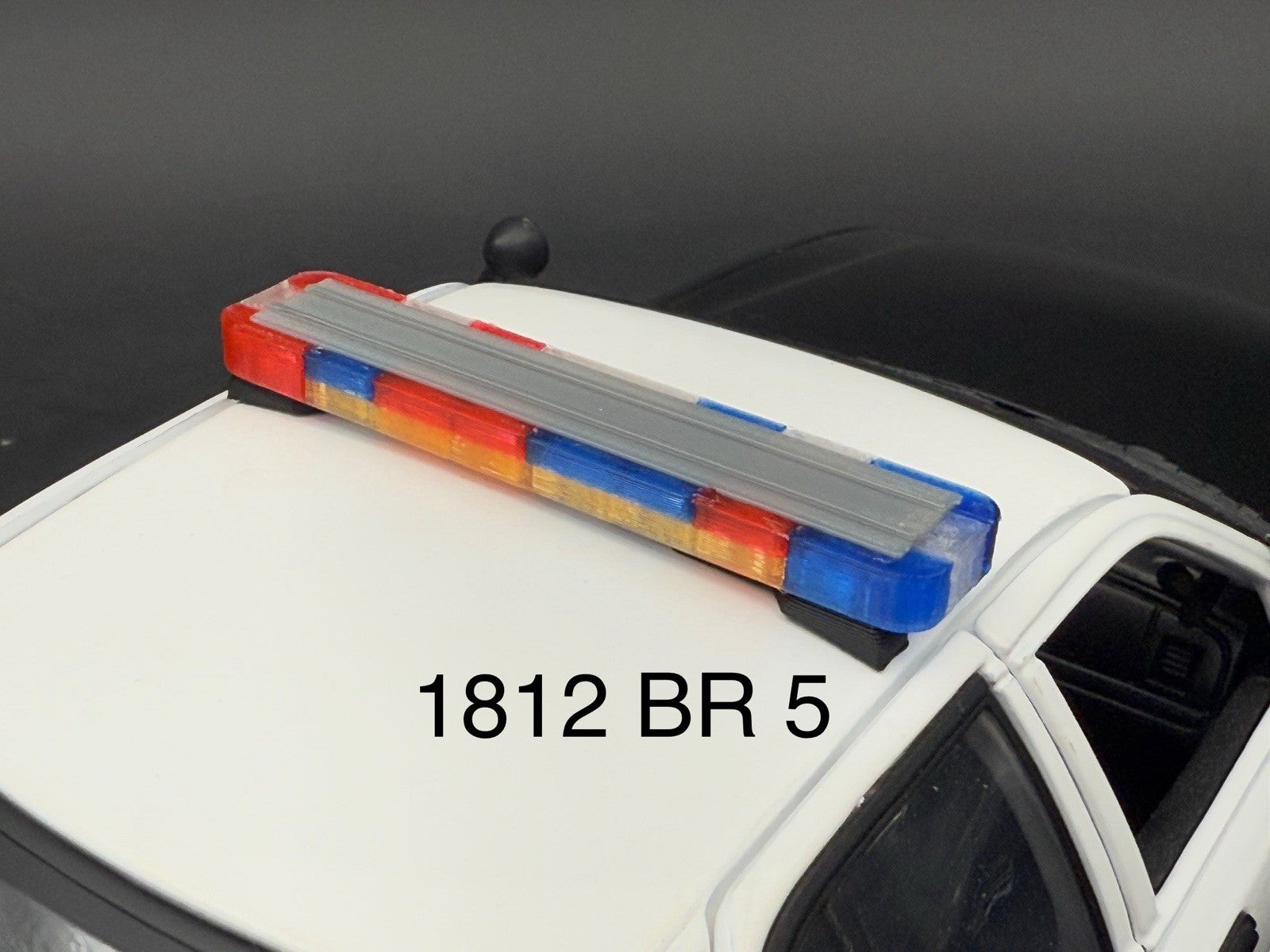 1/18 LED Ready Whelen Edge Lightbar Blue Red Amber Highway Patrol Police Sheriff0