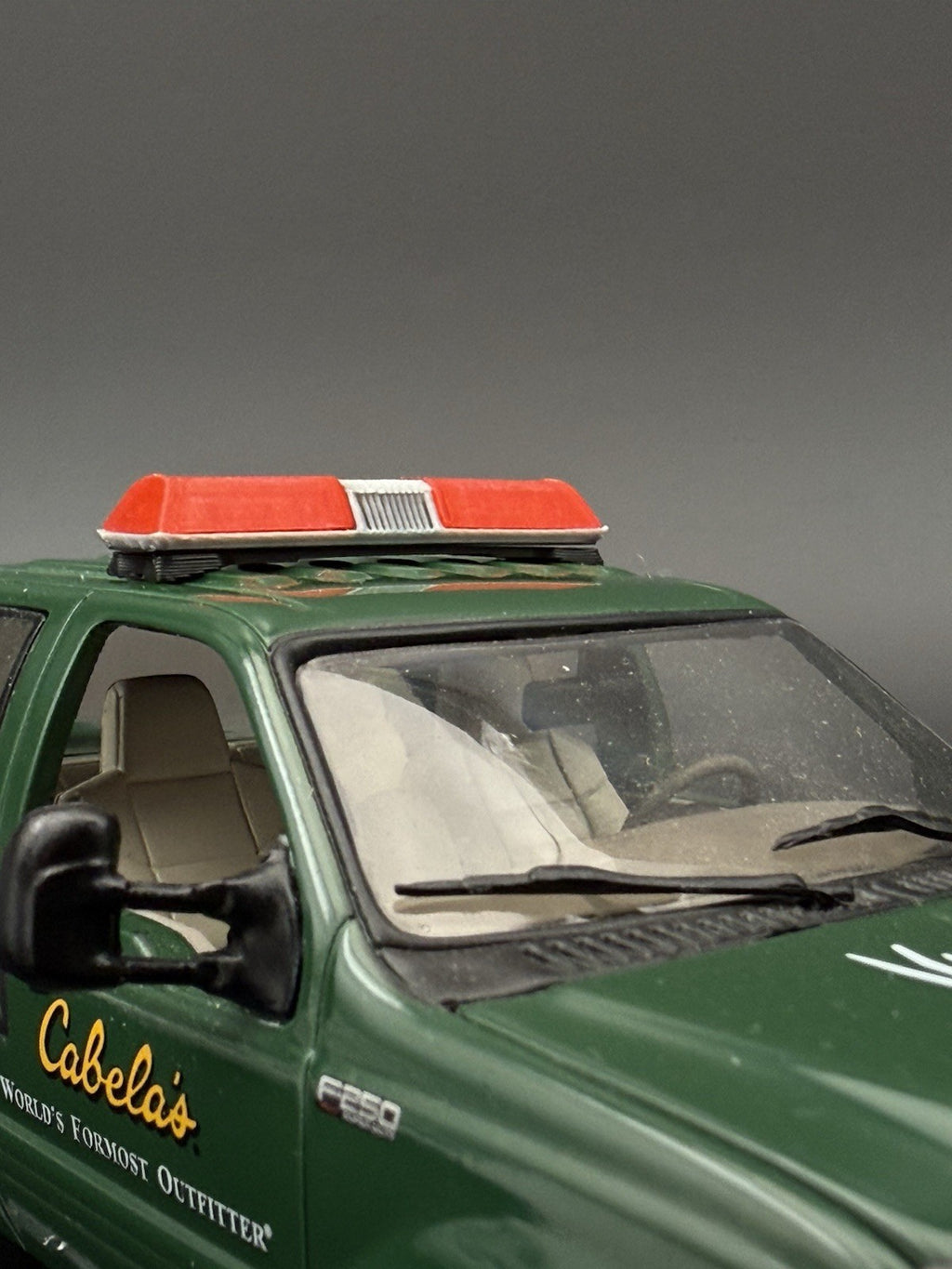 1/32 Red Chrome Code 3 LP6000 Lightbar Police Fire 3207ChromeR9