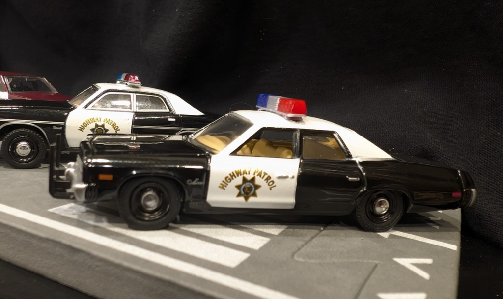2 Pack 1/64 Scale Blue Red California Twinsonic Lightbar Police Fire 6416CA4