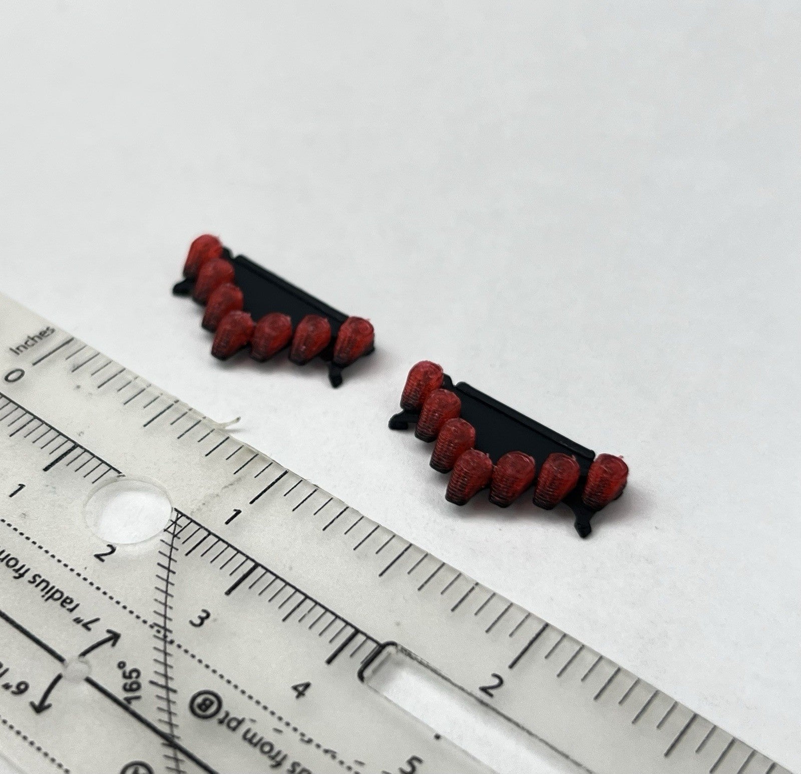2 Pack 1/64 Red Vector Vision Lightbar Police Sheriff Fire EMS State Patrol17