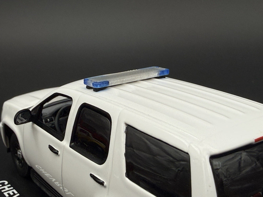 2 PACK 1/43 O Scale Model Whelen Liberty Blue Police Lightbar 4301 Hawaii4