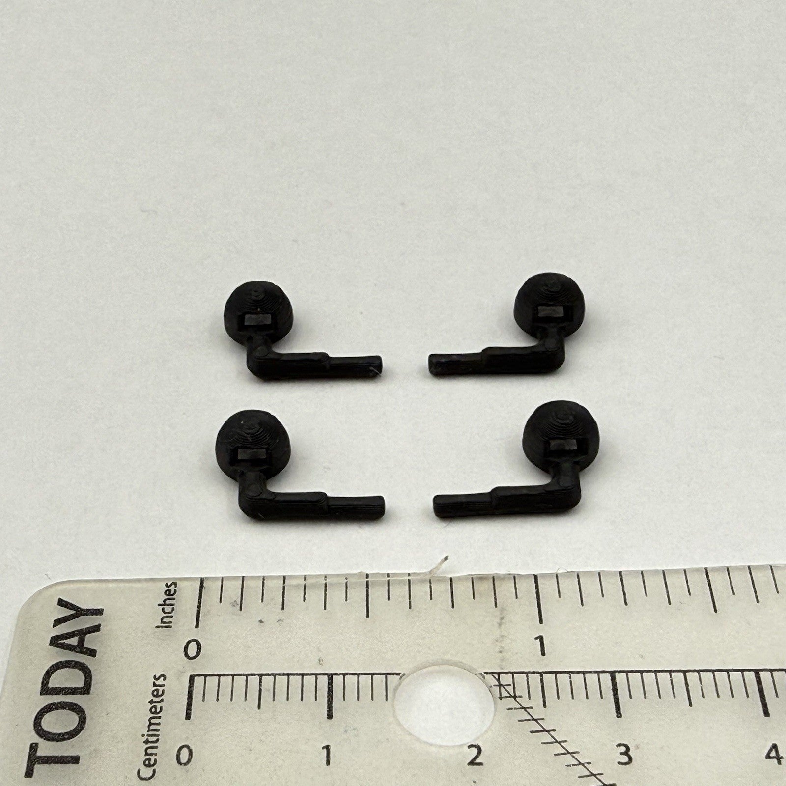 4 Pack 1/24 25 Scale Model Black Red Spotlight LED Compatible 2435 Black CHP1
