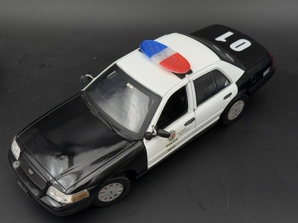 1/18 Scale Model LED Compatible Blue Red Federal Arjent Lightbar Police 1804BR5