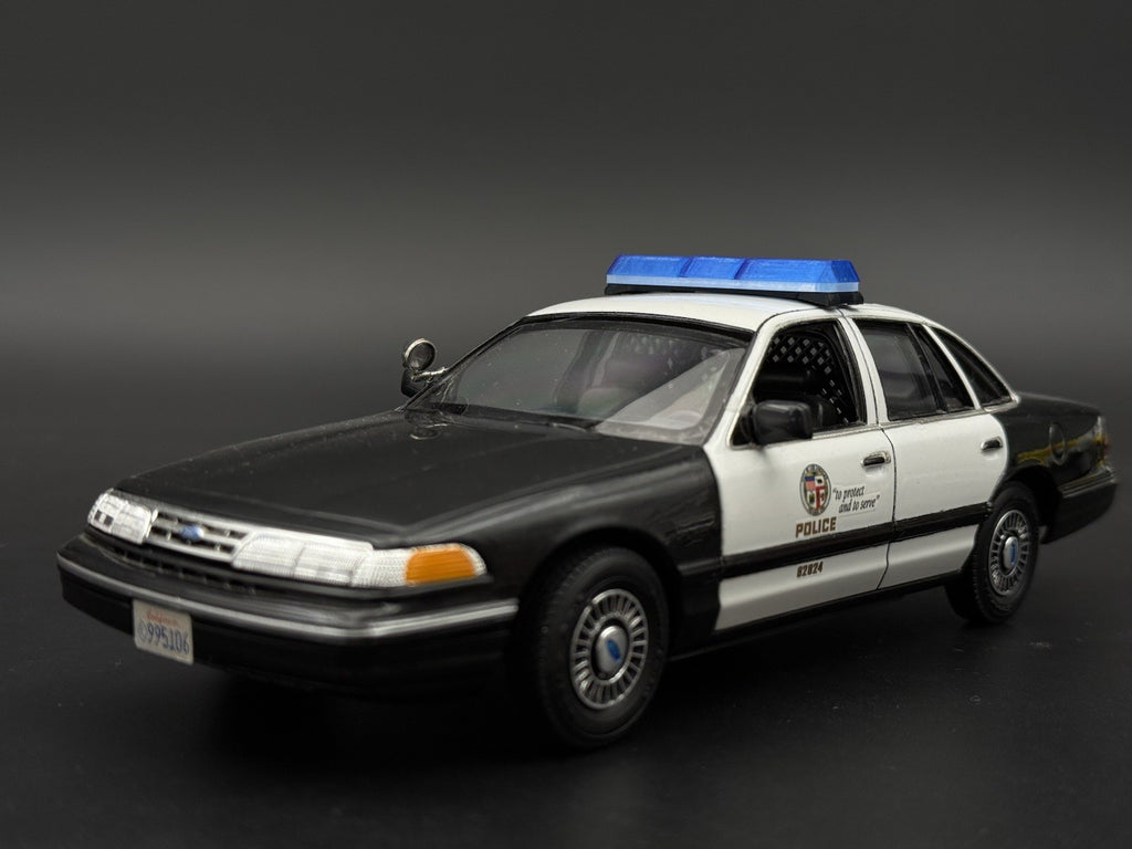 1/24 25 Scale Model Blue Code 3 Excalibur Lightbar Police 2415B4
