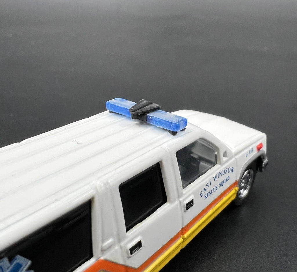 2 Pack 1/64 Whelen Edge Lightbar Blue w/ Speaker Highway Patrol State Police7