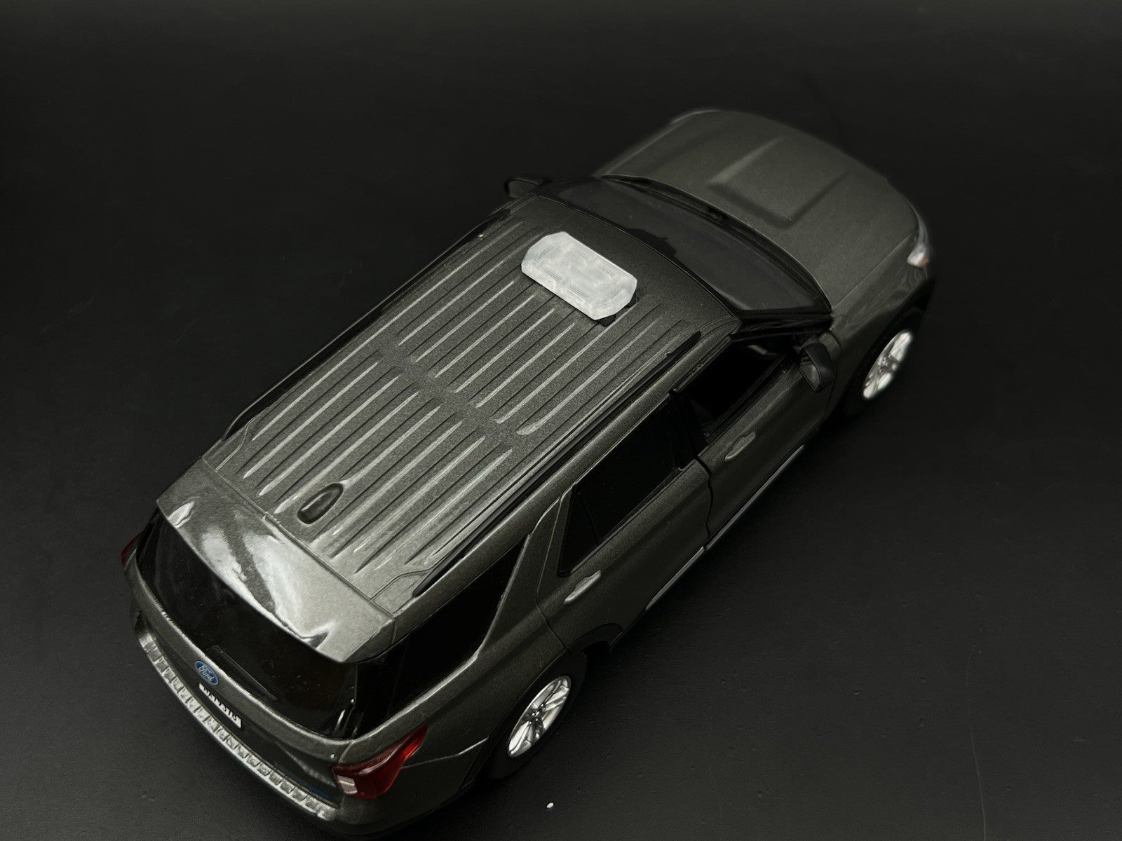 2 Pack 1/24 25 Mini Code 3 2700 Lightbar Clear Top Cover Police Sheriff Fire5