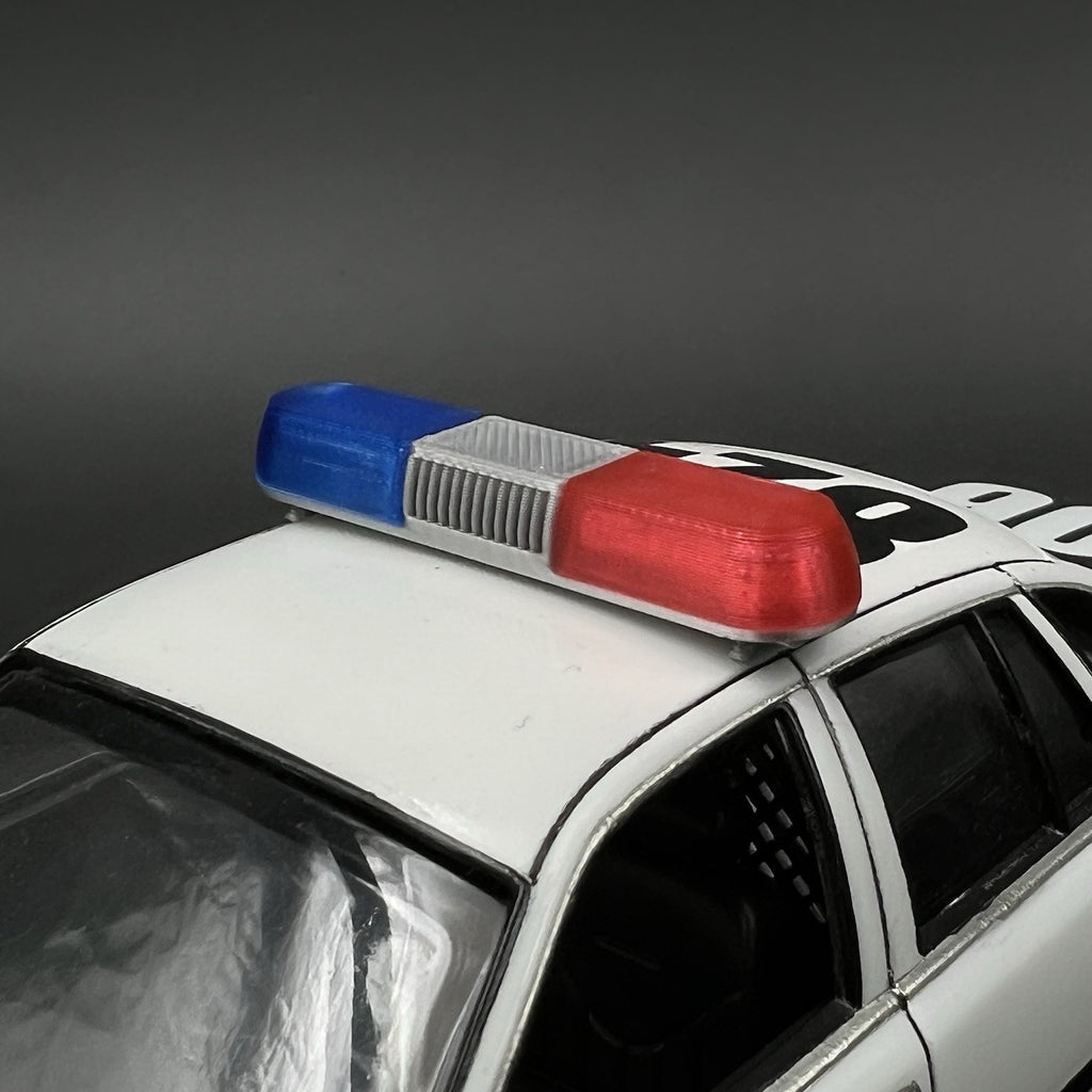 1/24 1/25 Blue Red Whelen 80H 90H 8000 Lightbar Police Sheriff Highway Patrol12