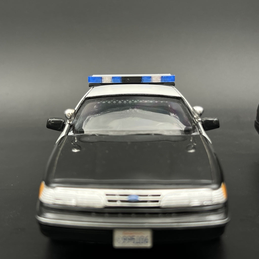 1/24 25 LED Ready Whelen Edge Massachusetts Police Lightbar Blue Clear Amber Red3