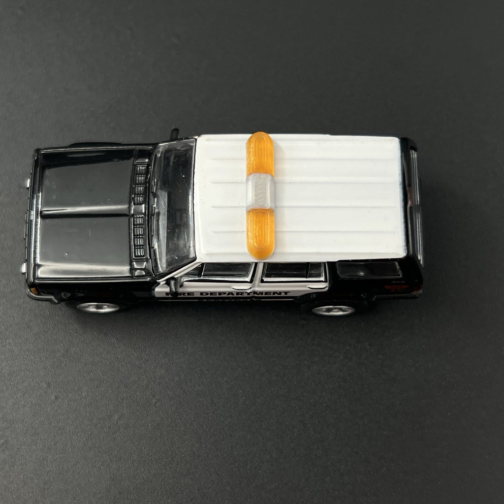 2 Pack 1/64 80H 90H 8000 Lightbar Amber Yellow Security Work Tow Truck3
