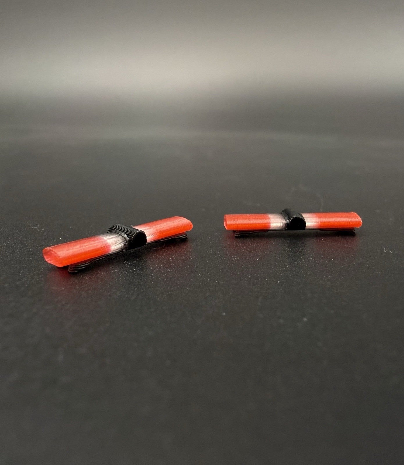 2-Pack 1/64 Scale Model Jetstream Jetsonic Red Lightbar Police Fire 6424R14
